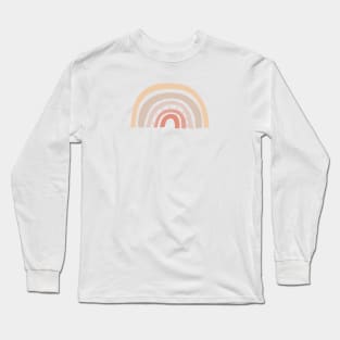 Rainbow hand drawn boho nursery Long Sleeve T-Shirt